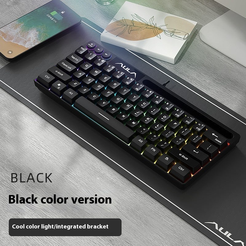 F3061 61-Key Compact RGB Gaming Keyboard
