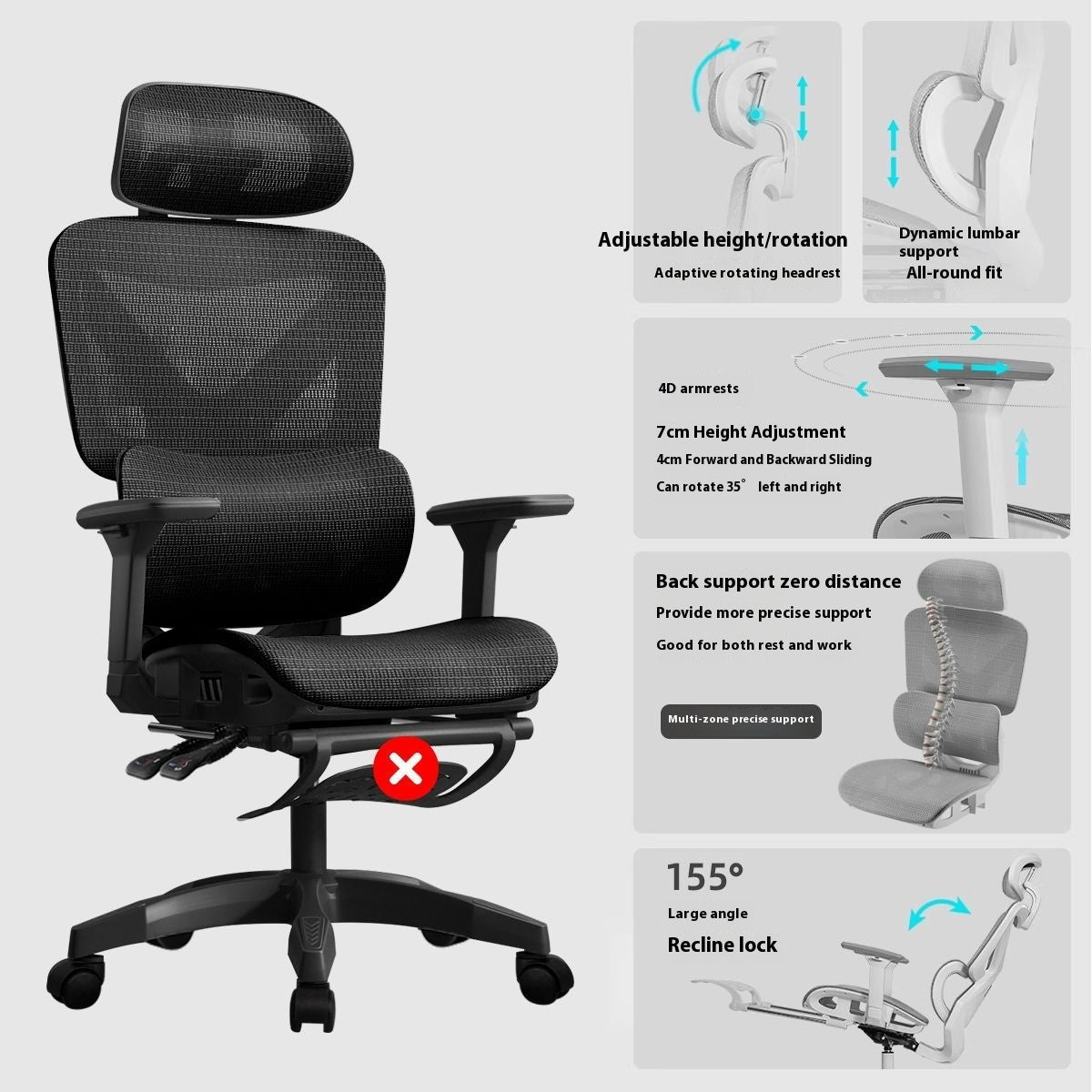 Office and Comfortable Home Gaming Chair