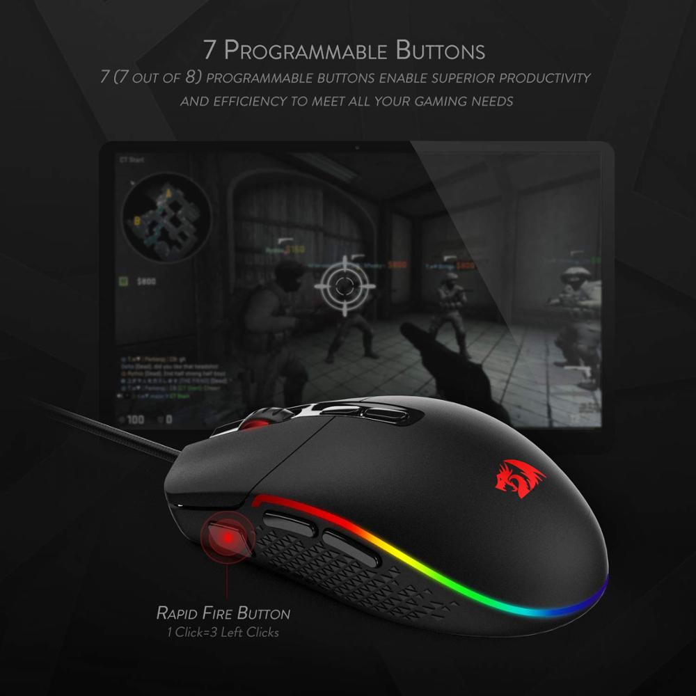 Pro E-Sports Gaming Mouse – RGB Backlit High-Performance Optical Mouse
