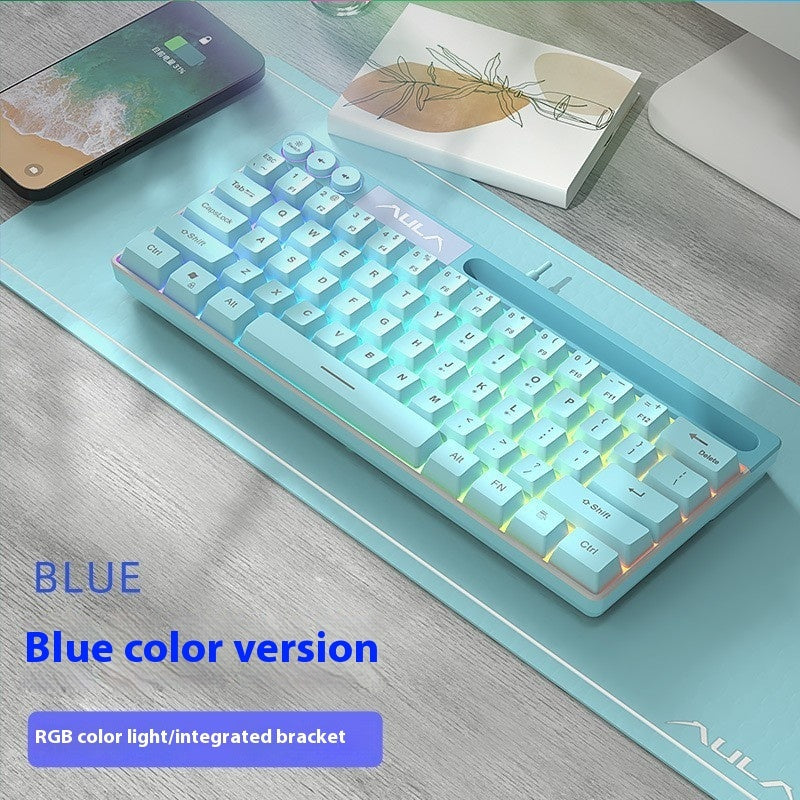 F3061 61-Key Compact RGB Gaming Keyboard