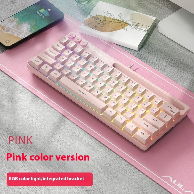 F3061 61-Key Compact RGB Gaming Keyboard