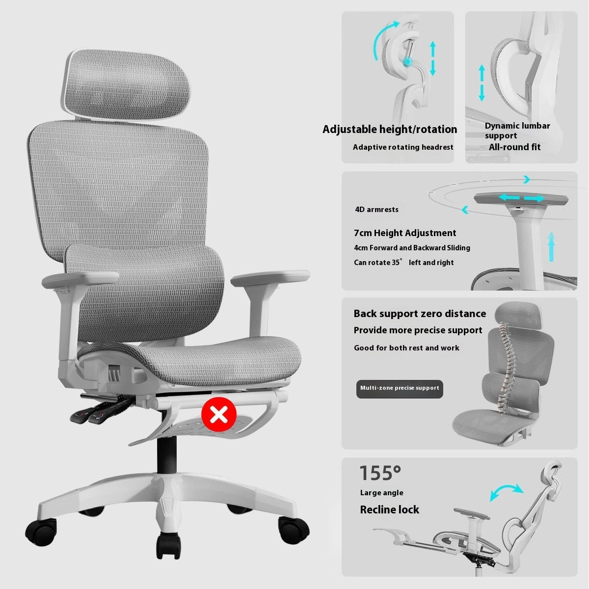 Office and Comfortable Home Gaming Chair