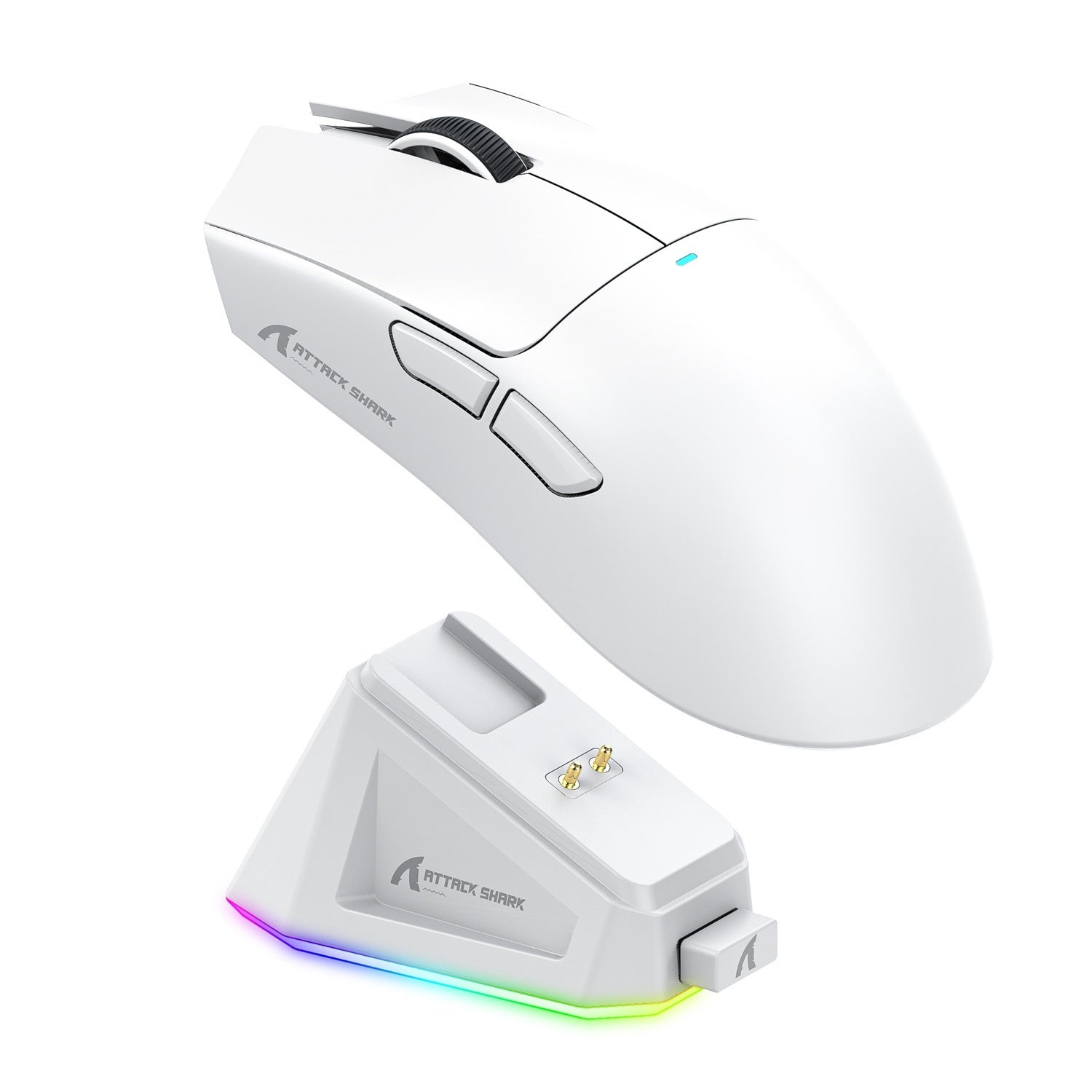 X11 Lightweight RGB Gaming Mouse – Wired/Wireless Bluetooth with Charging Base